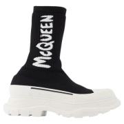 Alexander McQueen Tyg sneakers Black, Dam