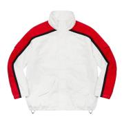 Supreme Vit Borstad Twill Dragkedja Jacka White, Herr