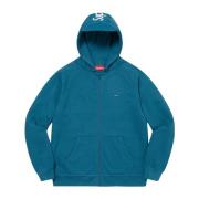 Supreme Marine Blue Zip Up Hoodie Limited Edition Blue, Herr