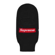 Supreme Begränsad upplaga Box Logo Balaclava Svart Black, Unisex