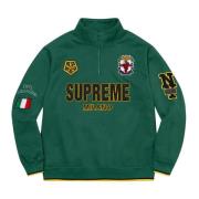 Supreme Begränsad upplaga Half Zip Pullover Mörkgrön Green, Herr