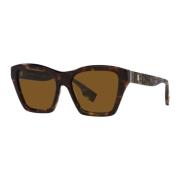 Burberry Klassiska solglasögon Dark Havana/Brown Brown, Dam