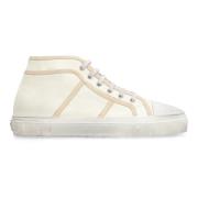 Dolce & Gabbana Mid-Top Sneakers Stilren Bekväm Avslappnad Beige, Herr