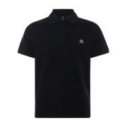 Moose Knuckles Svart Polo Skjorta Everett Stil Black, Herr