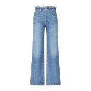 Citizens of Humanity High-Waist Wide Leg Jeans Blue, Dam