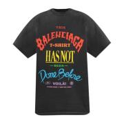 Balenciaga T-shirt med tryck Gray, Herr