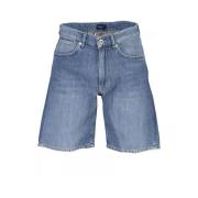 Gant Sommarbris Faded Bermuda Jeans Blue, Herr