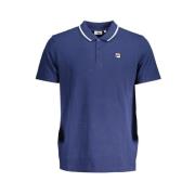 Fila Klassisk Blå Polo Tröja Blue, Herr