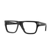 Persol Svart båge glasögon Black, Unisex