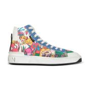 Balmain Disney x : The Lion King - Baskets B-Court High Top tryckt Bar...