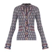 Etro Mönstrad kofta Multicolor, Dam