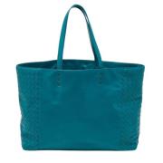 Bottega Veneta Vintage Pre-owned Laeder totevskor Green, Dam