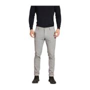 Mason's Glen Check Print Chino Byxor Gray, Herr