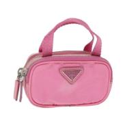 Prada Vintage Pre-owned Nylon prada-vskor Pink, Dam