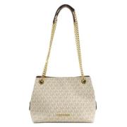 Michael Kors Pre-owned Pre-owned Plast handvskor White, Dam