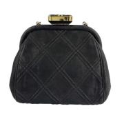 Chanel Vintage Pre-owned Laeder crossbodyvskor Black, Dam