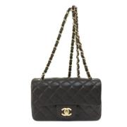 Chanel Vintage Pre-owned Laeder axelremsvskor Black, Dam