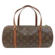 Louis Vuitton Vintage Pre-owned Canvas handvskor Brown, Dam