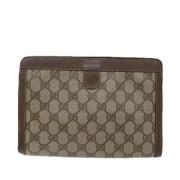 Gucci Vintage Pre-owned Laeder kuvertvskor Brown, Dam