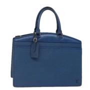 Louis Vuitton Vintage Pre-owned Laeder louis-vuitton-vskor Blue, Dam