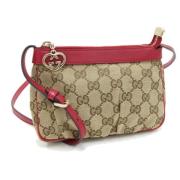 Gucci Vintage Pre-owned Canvas gucci-vskor Beige, Dam