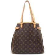 Louis Vuitton Vintage Pre-owned Canvas axelremsvskor Brown, Dam