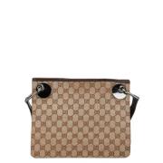 Gucci Vintage Pre-owned Canvas gucci-vskor Beige, Dam