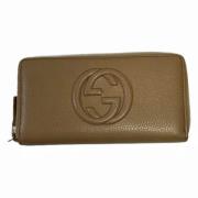 Gucci Vintage Pre-owned Laeder plnbcker Beige, Dam