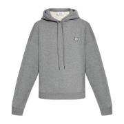 Maison Kitsuné Hoodie Gray, Dam