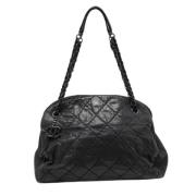 Chanel Vintage Pre-owned Laeder crossbodyvskor Black, Dam