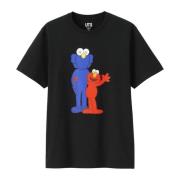 Kaws Sesame Street BFF Elmo Tee Svart Black, Herr