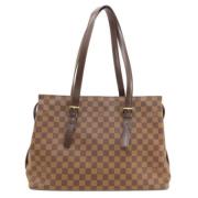 Louis Vuitton Vintage Pre-owned Canvas axelremsvskor Brown, Dam