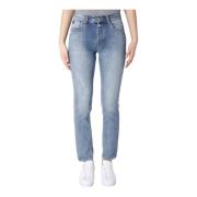 Le Temps Des Cerises Slim-fit Jeans Blue, Dam