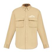 Dsquared2 Skjorta med logotyp Beige, Herr