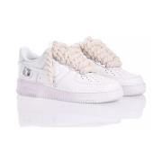 Nike Handgjorda Beige Vita Sneakers White, Herr