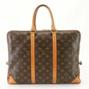 Louis Vuitton Vintage Pre-owned Canvas louis-vuitton-vskor Brown, Dam