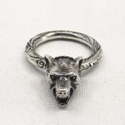 Gucci Vintage Pre-owned Metall ringar Gray, Dam