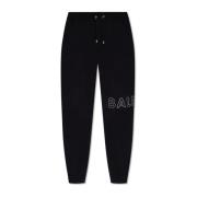 Balmain Sweatpants med logotyp Black, Herr