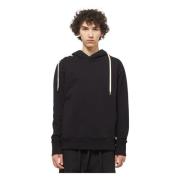 Craig Green Svart Bomull Laced Hoodie Black, Herr