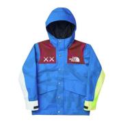 Kaws Youth Mountain Parka Jacket Blue/Red Multicolor, Herr