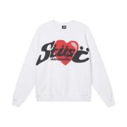 Cactus Plant Flea Market Begränsad upplaga Heart Crewneck Sweatshirt W...