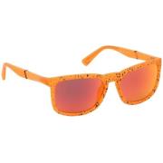 Diesel Orange Acetat Unisex Solglasögon Orange, Unisex