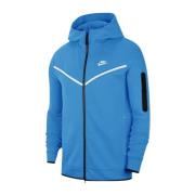 Nike Begränsad upplaga Tech Fleece Hoodie Blå Vit Blue, Herr