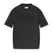 Maison Margiela T-shirt med logotyp Gray, Herr