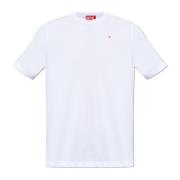 Diesel T-shirt T-Adjust-Microdiv White, Unisex