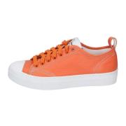 Stokton Läder Damsneakers Orange, Dam