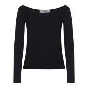 Róhe Svart Sweater Kollektion Black, Dam