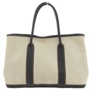 Hermès Vintage Pre-owned Canvas totevskor Beige, Dam