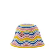 Casablanca Multifärgad Virkad Bucket Hat Multicolor, Dam