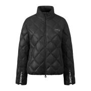 Duvetica Svart Diamond-Quiltad Dunjacka Aw23 Black, Dam